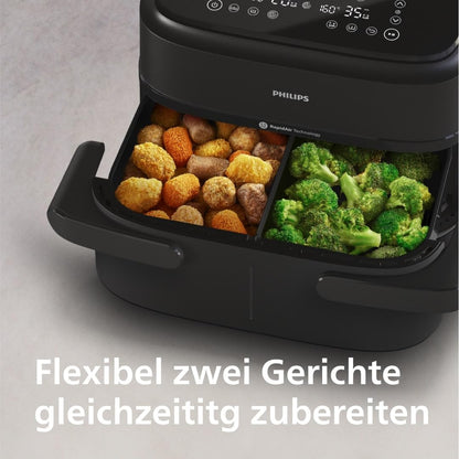 Philips Airfryer 1000 Series Flexible Basket - 7.1L Schwarz NA154/00