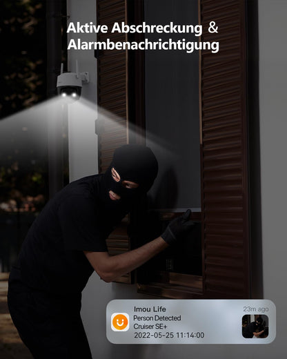 Imou 2K PTZ WLAN Überwachungskamera Aussen - 2er Pack