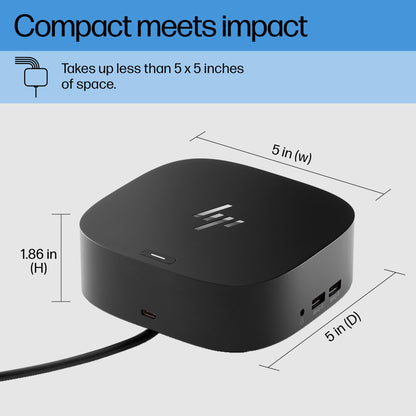 HP USB-C Dock G5 Dockingstation für USB-C- und Thunderbolt-Laptops