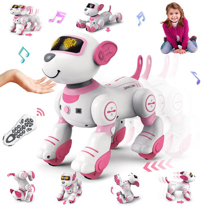 VATOS Roboterhund BG1533 – ferngesteuertes interaktives Spielzeug mit 17 Funktionen