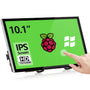 HAMTYSAN Raspberry Pi Touchscreen Monitor 10.1 Zoll 1024x600 IPS. Rechteckiger IPS-Monitor für interaktive Raspberry Pi-Projekte.