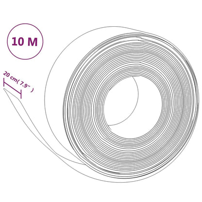 vidaXL Rasenkante Beetumrandung - Braun 10m x 20cm