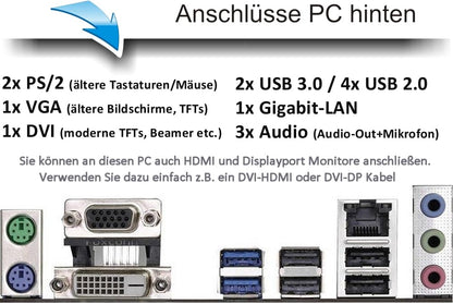 shinobee Intel Core i7 4770 Multimedia PC - Modell #6956