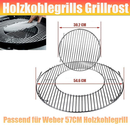 MGiessca 8835 Grillrost rund 54,6 cm für Weber 57 cm Holzkohlegrills