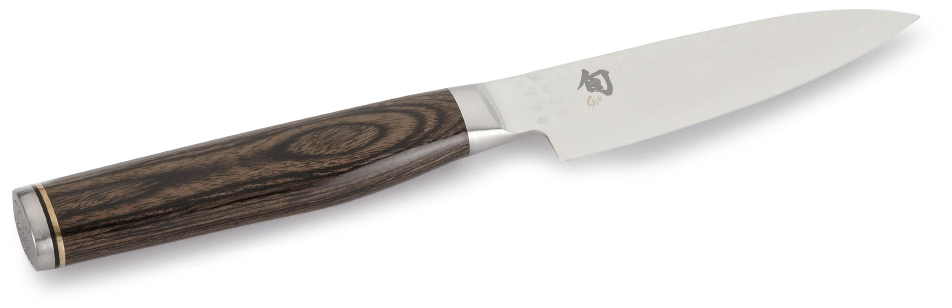 KAI Shun Premier Tim Mälzer Officemesser 10 cm VG-MAX Damast. Messer mit kurzer Klinge in Damastoptik. Zum präzisen Schälen und Schneiden.