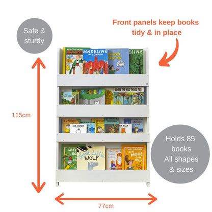 Tidy Books Das Original Montessori Kinder Bücherregal Weiss