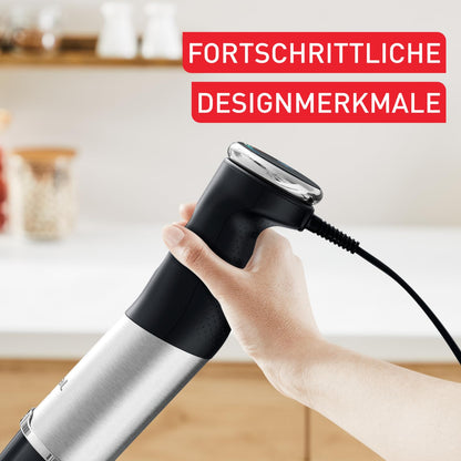 Tefal Quickchef+ Stabmixer und Zerkleinerer - Schwarz HB672830