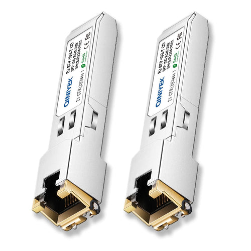 Universell SFP+ auf RJ45 Transceiver - Multi-Gigabit Kupfer 2er-Pack
