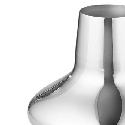 Georg Jensen HK Vase – Polierter Edelstahl Silber 22.5cm