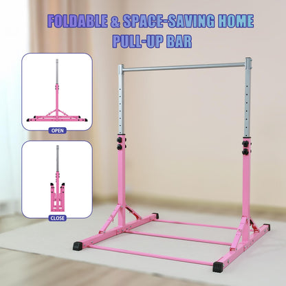 RokePro Gymnastik Turnreck - Faltbar, Höhenverstellbar Indoor/Outdoor