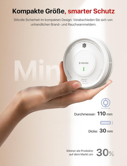 X-Sense Smart Rauchmelder WLAN XS0D-MR121 mit Basisstation SBS50