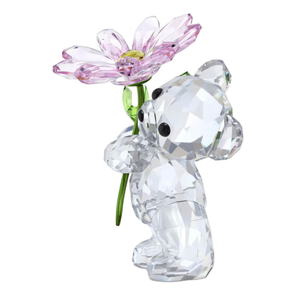 Swarovski Kris Bear "Ein Gänseblümchen für Dich" Kristallfigur - Mehrfarbig