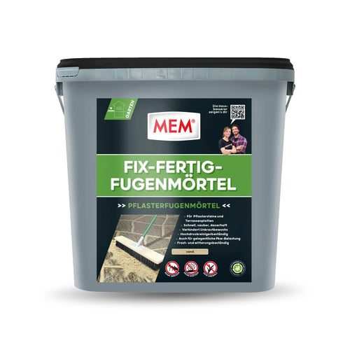 MEM Fix & Fertig Fugenmörtel, sand, witterungsbeständig, 12,5 kg Vakuumbeutel, gebrauchsfertig