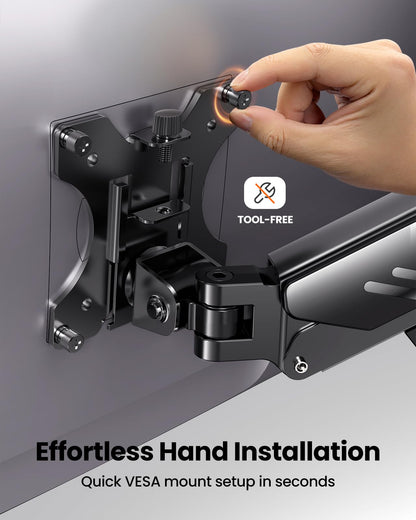 ErGear Monitorarm, verstellbare Monitorhalterung 13-34 Zoll, bis 9 kg