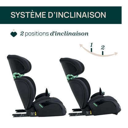 Chicco Quizy i-Size Kindersitz Isofix 100-150 cm – Schwarz