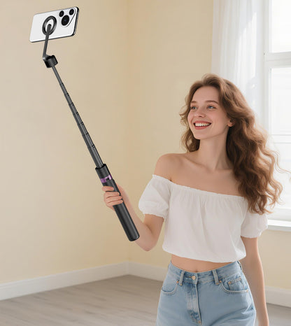 TONEOF Selfie Stick Stativ, magnetisch, MagSafe, 173 cm, schwarz