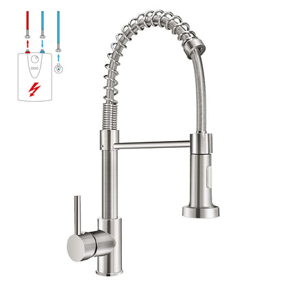 SwissHome Niederdruck Küchenarmatur - 2 Strahlarten, schwenkbar