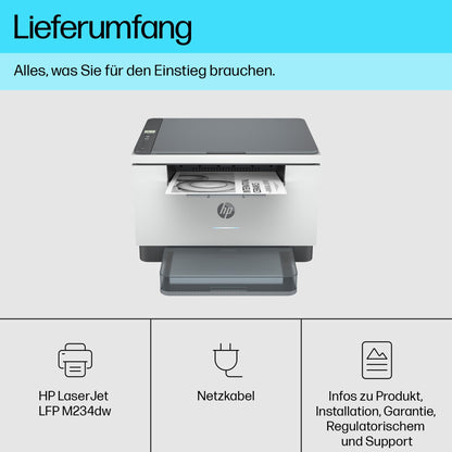 HP LaserJet MFP M234dw Multifunktionslaserdrucker Schwarzweiss