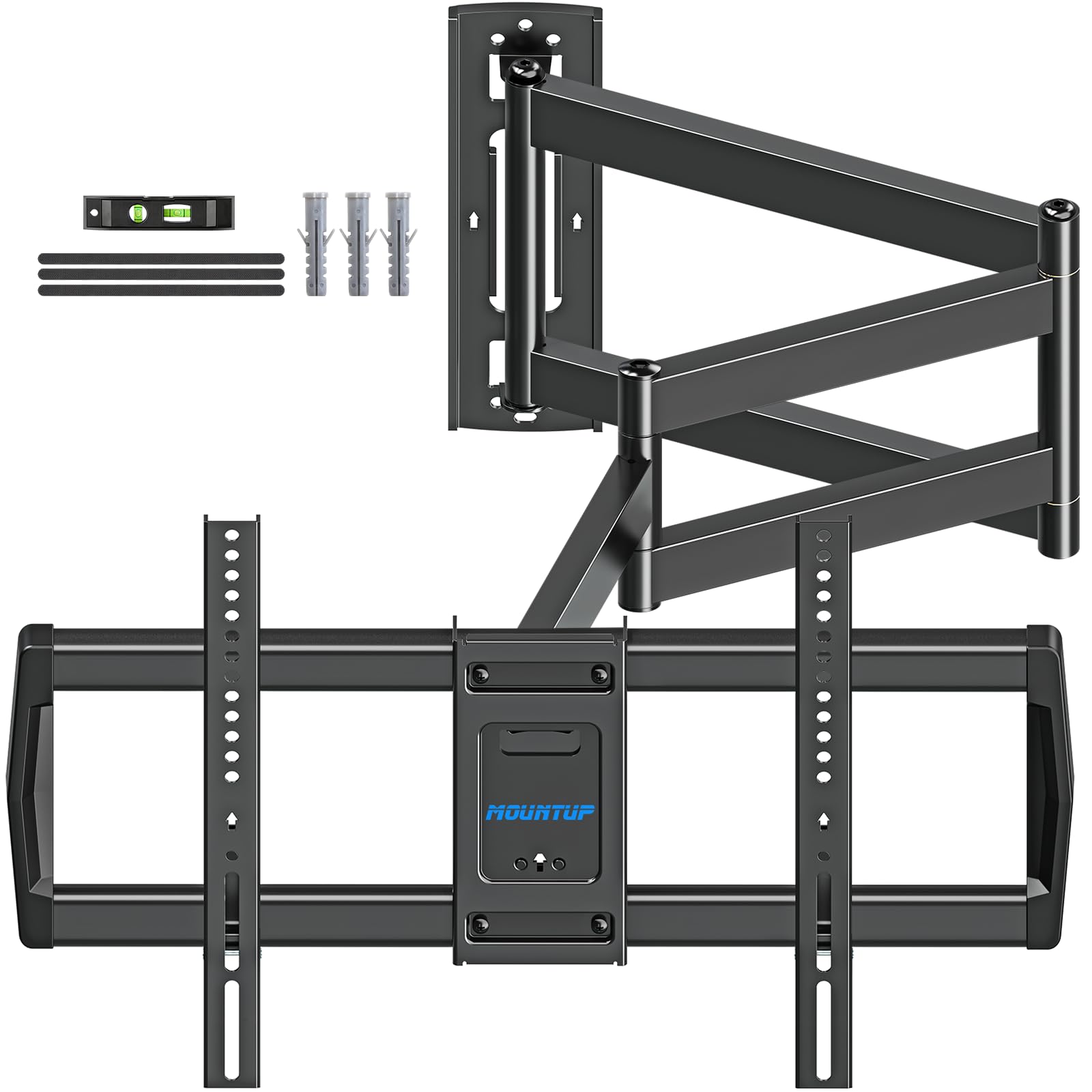 MOUNTUP TV Wandhalterung EU0047-L mit extra langem, dreifach klappbarem 962-mm-Arm für 42–75-Zoll-Fernseher