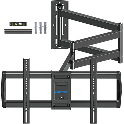 MOUNTUP TV Wandhalterung EU0047-L mit extra langem, dreifach klappbarem 962-mm-Arm für 42–75-Zoll-Fernseher
