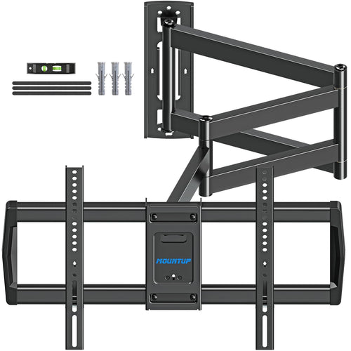 MOUNTUP TV Wandhalterung EU0047-L mit extra langem, dreifach klappbarem 962-mm-Arm für 42–75-Zoll-Fernseher