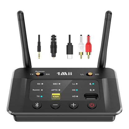 1Mii B03S HiFi Bluetooth 5.3 Adapter - Sender & Empfänger aptX HD