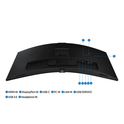 Samsung ViewFinity S65VC Curved Monitor 34 Zoll mit Webcam