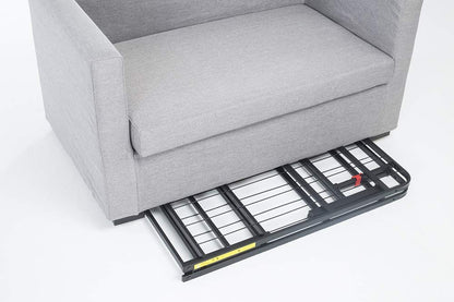 Amazon Basics Plattform-Bettgestell klappbar, Schwarz, 140 x 200 cm