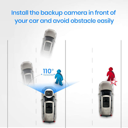 AUTO-VOX CS2 Digitale Kabellose Rückfahrkamera mit 4.3" Monitor