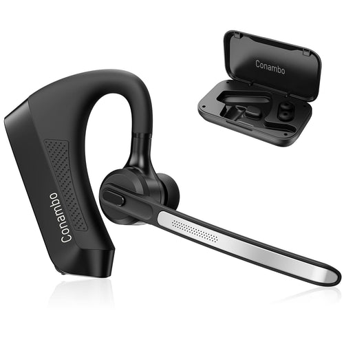 Conambo K21 Bluetooth Headset mit Mikrofon und Geräuschunterdrückung, In-Ear-Headset mit Mikrofonausleger
