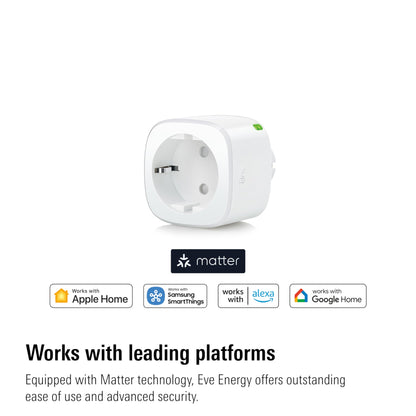 Eve Energy Matter Smarte Steckdose für Smart Home 4er Set