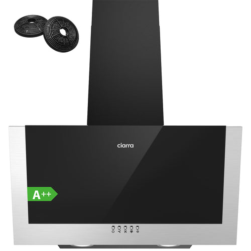 CIARRA CBCB6736C Dunstabzugshaube Kopffrei 60cm Schwarz