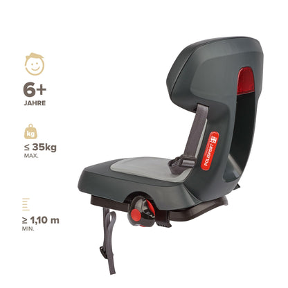 Polisport Guppy Junior CFS Kindersitz Gepäckträger - Grau