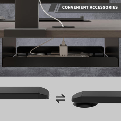 JUMMICO Elektrisches Stehpult Höhenverstellbar 160x80cm - Schwarz