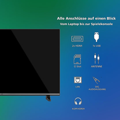 JVC LT-40VDF5455 Fernseher – 40 Zoll Full HD VIDAA Smart TV