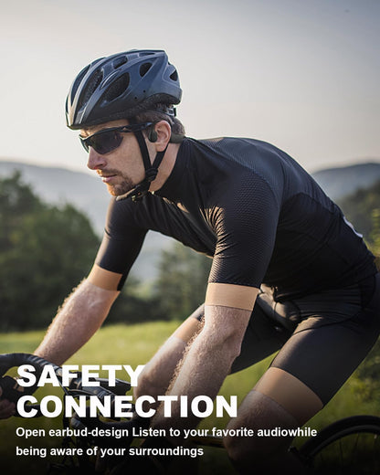 SANOTO Knochenschall Kopfhörer DG08-H, Open-Ear Bluetooth 5.3 Sport