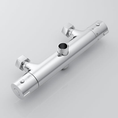 MORADO Duscharmatur Thermostat 2 Auslässe – Verchromt Rund