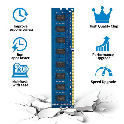 Motoeagle 16GB DDR3-1600 UDIMM Arbeitsspeicher Kit (2x 8GB) PC3-12800