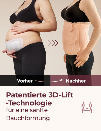 Momcozy Ergowrap Bauchgurt nach Geburt, nahtloses Bauchband Grösse M