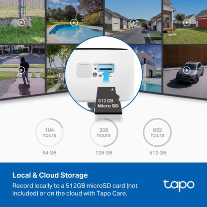 Tapo C400 KIT Solar Überwachungskamera mit 1080p und Farbnachtsicht