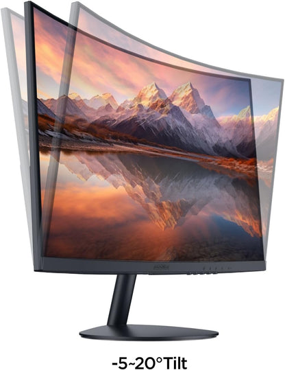KOORUI 23.6 Zoll FHD Curved Gaming Monitor 100Hz - Schwarz
