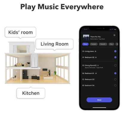 WiiM Mini AirPlay 2 Wireless Audio Streamer Hi-Res Multiroom