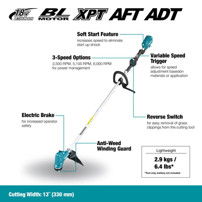 Makita DUR190LZX3 Akku-Rasentrimmer 18V (ohne Akku)