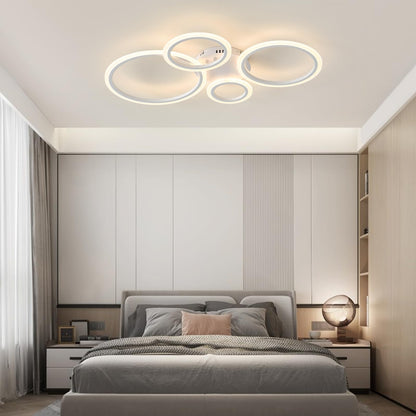 Tetipa LED Deckenleuchte Dimmbar – Farbwechsel, APP & Fernbedienung