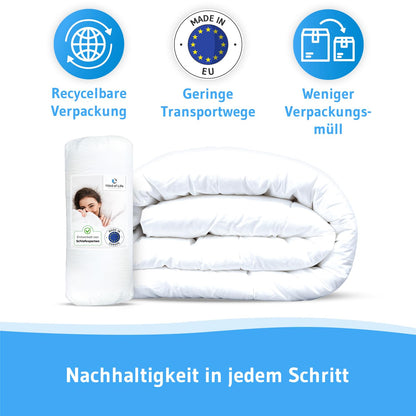 VERDA Ganzjahresdecke Thermoregulierende Bettdecke - 155x220 cm