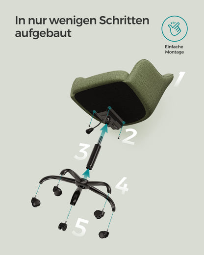 SONGMICS OBG019C01 Homeoffice Drehstuhl - grün