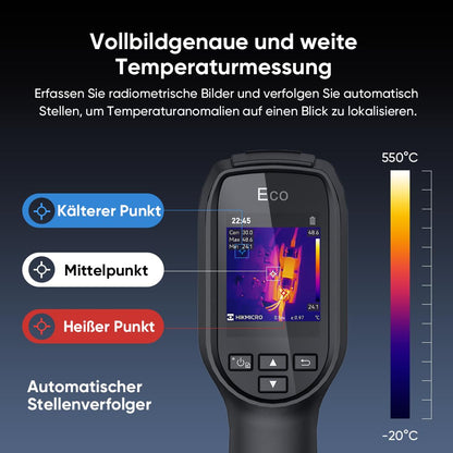 HIKMICRO ECO Wärmebildkamera SuperIR 240 x 240 mit Laserpointer
