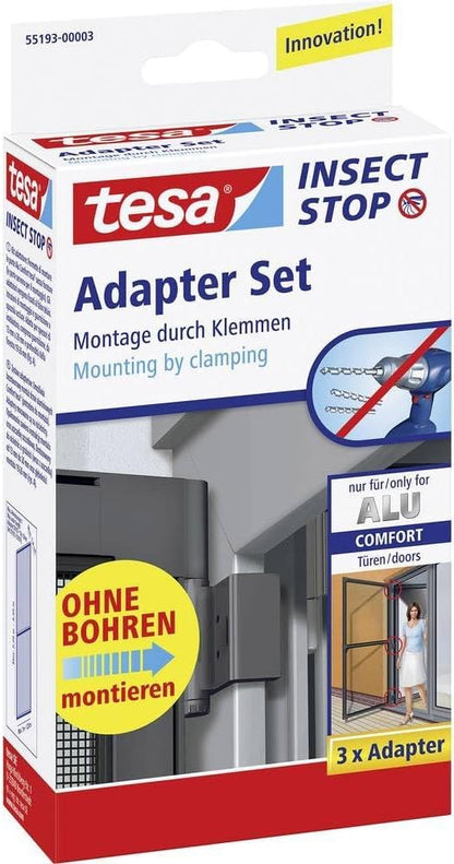 tesa Insect Stop ALU COMFORT Fliegengitter Tür – anthrazit 100x220cm