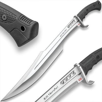 UNITED CUTLERY Honshu Spartan Schwert Spezial Ed. D2 Stahl UC3345D2. Schwarzer Griff, Metallklinge. Hieb- und Stichwaffe.