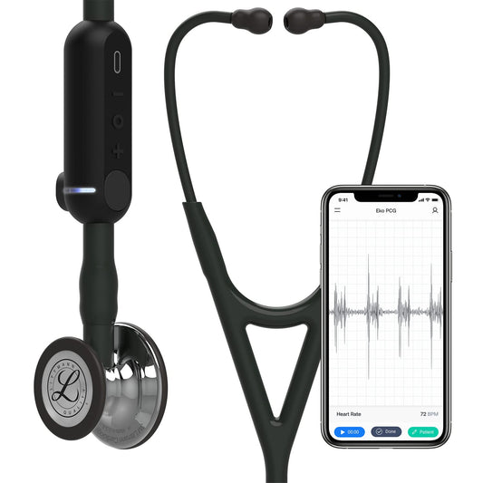 3M Littmann CORE Digital-Stethoskop – Schwarz 69cm 8869